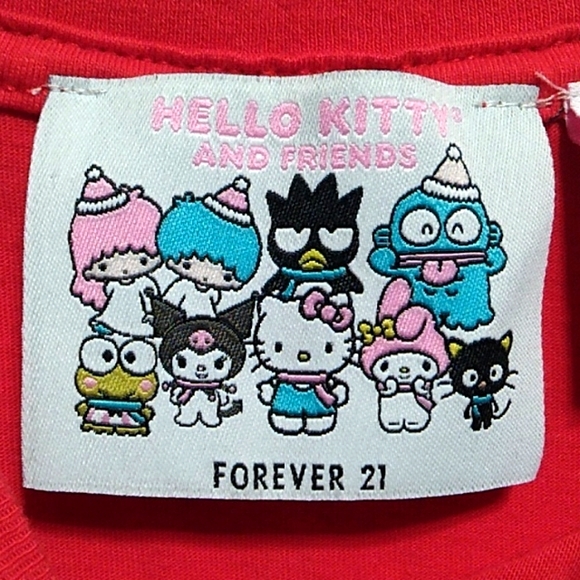 SALE! NWOT Hello Kitty And Friends Forever 21 Shirt Sz.M Oversized - Picture 3 of 9